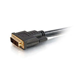 C2G 41232 Pro Series Single Link DVI-D Digital Video Cable M/M, In-Wall CL2-Rated, Black (15 Feet, 4.57 Meters)