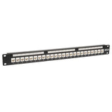 24port Cat6/Cat5e Low Profile Wallmount Patch Panel 1u Taa Gsa