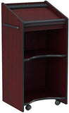 Safco Products Executive Mobile Lectern Mahogany, 8918MH