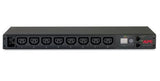 APC by Schneider Electric Rack PDU, Metered, 1U, 16A, 208/230V, (8) C13