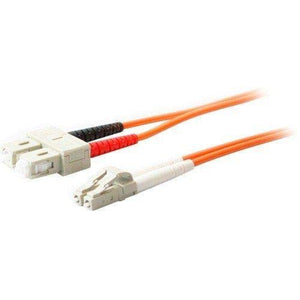 AddOn 7m Multi-Mode fiber (MMF) Duplex SC/LC OM1 Orange Patch Cable - Fiber Optic for Network Device, Transceiver/Media Converter - Patch Cable - 23 ft - 2 x SC Male Network - 2 x LC Male Network - Orange