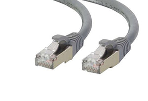 C2G 27245 Cat5e Cable - Snagless Shielded Ethernet Network Patch Cable, Gray (5 Feet, 1.52 Meters)