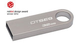 Kingston DataTraveler SE9 32GB USB 2.0 Flash Drive Metal Casing