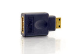 C2G 40435 Velocity HDMI Female to Mini HDMI Male Adapter, Blue