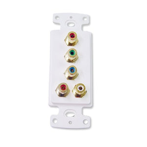 Component/RCA Wall Plate Insert