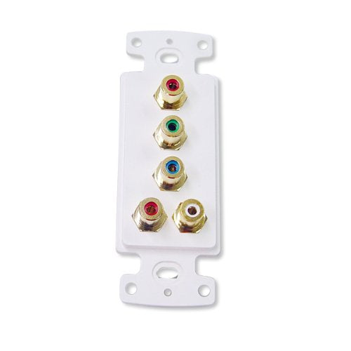 Component/RCA Wall Plate Insert