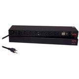 APC Rack PDU, Switched, 1U, 15A, 100/120V, [8] 5-15