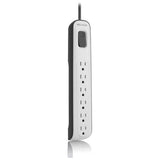 Belkin 6 Outlet Surge Protector with 4 feet Power Cord (Grey)