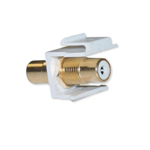 RCA Keystone Jack Insert - White