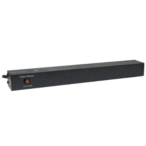 CyberPower PDU15B10R Basic PDU, 100-125V/15A, 10 Outlets, 1U Rackmount