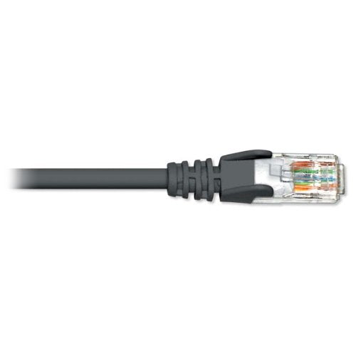 Cat6A Patch Cable, Solid - BK, 50ft