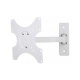 Techly ICA-LCD 2901WH Tilt/Swivel TV 1-Arm Tilt/Swivel TV Wall Mount- 19-37", White