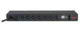 Rack PDU, Metered, 1U, 15A, 100/120V, (8) 5-15