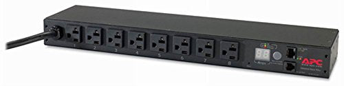 Rack PDU, Metered, 1U, 20A, 120V, (8) 5-20S