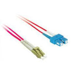 Cables To Go LC/SC Plenum-Rated 9/125 Duplex Single-Mode Fiber Patch Cable