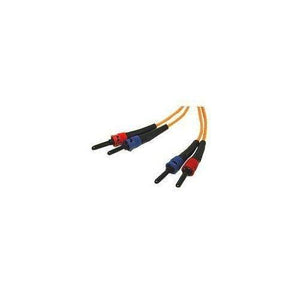 St/St Duplex 62.5/125 Multimode Fiber Patch Cable - Orange