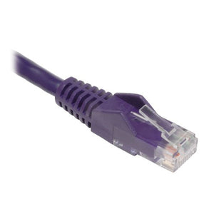 Tripp Lite Cat6 Gigabit Snagless Molded Patch Cable RJ45, M/M, 5-Feet (N201-005-PU) Black