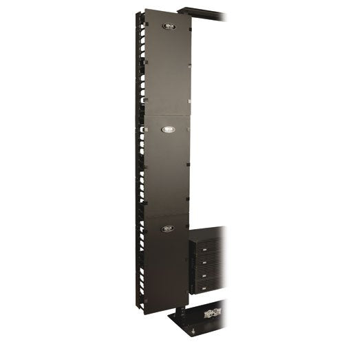 Tripp Lite SRCABLEVRT12 Vertical Cable Manager for Open Frame Rack (Black)