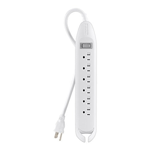 Belkin F9D160-12 6-Outlet 12-Foot Cord 15 A Circuit Breaker 3-Prong Plug and Connector Power Strip