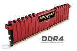 Corsair CMK8GX4M1A2400C16R Vengeance LPX 8GB DDR4 Dram 2400MHz (PC4-19200) C16 Memory Kit, Red