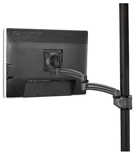 K2 POLE MNT SGL DISPLAY 2L ARM, BLK