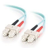 Cables To Go 3M 10GB Sc/sc Duplex Mm Aqua Fiber - 50