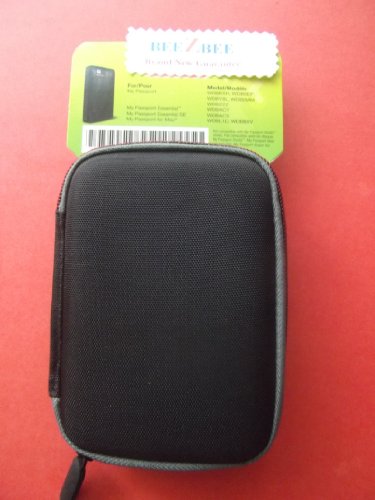 Western Digital WDBABJ0000NBK-NRSN Hard Carrying Case for My Passport Portable Hard Drives (Black)