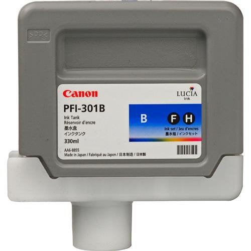 Canon Ink Tank Pfi-301b - Pigment Blue Ink Tank 330ml