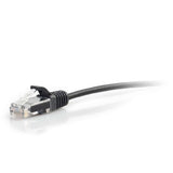 C2G 10-Feet Cat5e Snagless Unshielded (UTP) Slim Network Patch Cable, Black (01065)