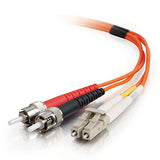 C2G / Cables to Go 14576 LC/ST Duplex 50/125 Multimode Fiber Patch Cable (2 Meters, Orange)