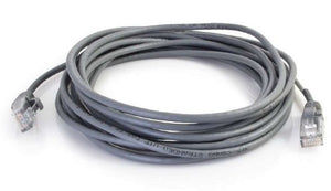 C2G 01049 Cat5e Cable - Snagless Unshielded Slim Ethernet Network Patch Cable, Gray (12 Feet, 3.65 Meters)