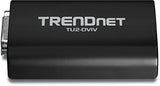 TRENDnet USB 3.0 to VGA / DVI / HDMI Video Graphics Adapter for Multiple Monitors up to 1920x1080 (Supports Windows 10, 8.1, 8, 7, XP)