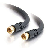 C2G 29147 Value Series F-Type RG59 Composite Audio/Video Cable, Black (100 Feet, 30.48 Meters)