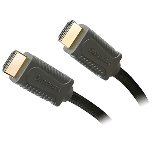 IOGEAR GHDC1402P High Speed HDMI Cable with Ethernet Supporting 3D and Audio Return (Black/Grey)