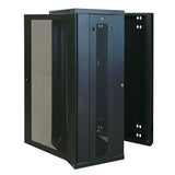 Tripp Lite 26U Wall Mount Rack Enclosure Cabinet with Door and Side Panels (Black)