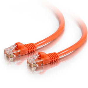 C2G 00459 Cat5e Cable - Snagless Unshielded Ethernet Network Patch Cable, Orange (100 Feet, 30.48 Meters)