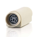 C2G 21726 PS/2 6-Pin Mini Din F/F Gender Changer/Coupler, Beige