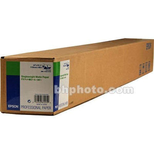 Epson S041855 Singleweight Matte - Paper - Matte Paper - Roll (46.5 in X 131 Ft) - 120 G