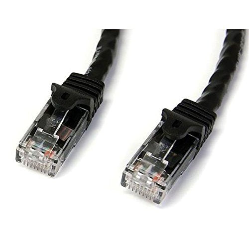 StarTech.com N6PATCH15BK Gigabit Snagless RJ45 UTP Cat6 Patch Cable, 15-Feet (Black)