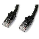 StarTech.com N6PATCH15BK Gigabit Snagless RJ45 UTP Cat6 Patch Cable, 15-Feet (Black)