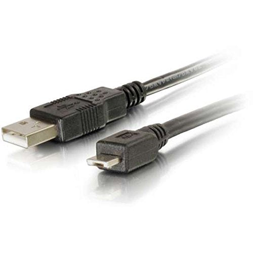 C2G 27362 Micro USB Cable - USB 2.0 A Male to Micro-USB A Male Cable, Black (6.6 Feet, 2 Meters)