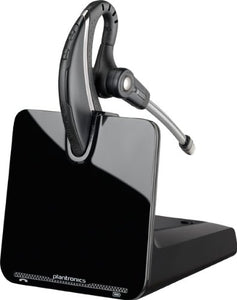 Plantronics Headset -Black -Wireless -DECT -Over-The-Ear -Monaural -Outer-Ear