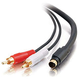 C2G 02311 Value Series S-Video + RCA Stereo Audio Cable, Black (25 Feet, 7.62 Meters)