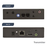 StarTech.com HDMI Over IP Extender Kit with Video Wall Support - 1080p - HDMI Over Cat5 or Cat6 Ethernet Transmitter and Receiver Kit (ST12MHDLAN2K)