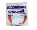 StarTech.com N6PATCH10RD Gigabit Snagless RJ45 UTP Cat6 Patch Cable, 10-Feet (Red)