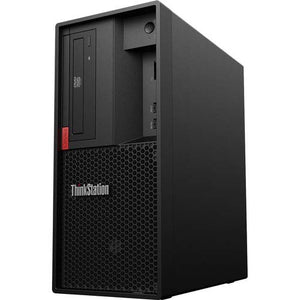 Lenovo ThinkStation P330 30C5004BUS Workstation - 1 x Intel i5-8500 Hexa-core (6 Core) 3GHz - 16GB DDR4 SDRAM - 256GB SSD - Windows 10 Pro 64-bit (English) - Tower - Raven Black