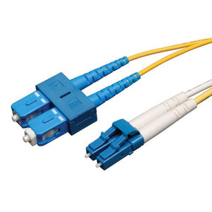 Tripp Lite Duplex Singlemode 8.3/125 Fiber Patch Cable (LC/SC), 5M (16-ft.)(N366-05M)