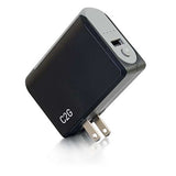 C2G 20275 1-Port USB Wall Charger - AC to USB Adapter with Power Bank, 5V 1A Output