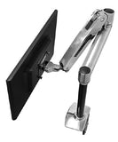 ERGOTRON LX Monitor Arm, Up to 42" Monitor, Polished Aluminum (45-360-026)