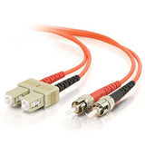 2m Duplex Fiber Mmf Sc/St M/M 50/125 Orange Patch Cable